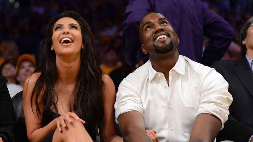 Kim Kardashian und Kanye West 2012 in Los Angeles