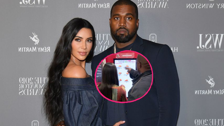 Wie "normales" Pärchen: Kim und Kanye bestellen Fast Food