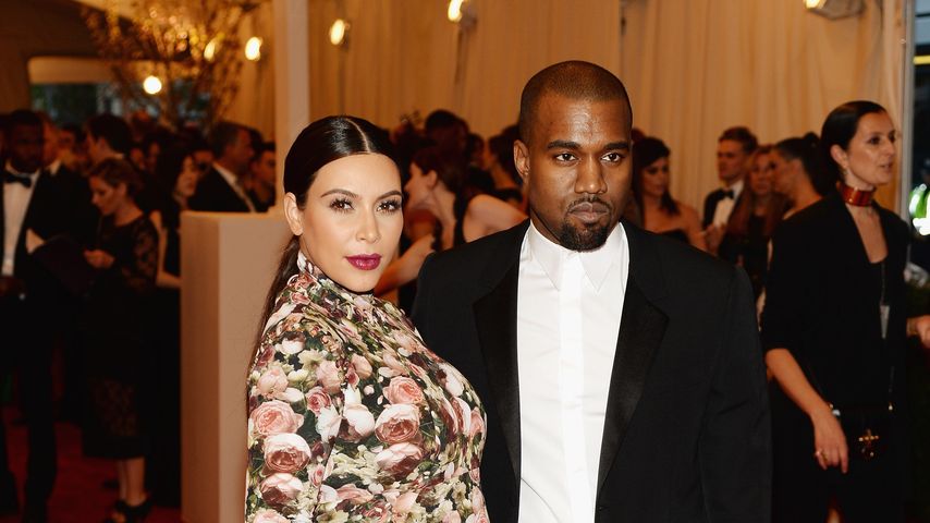 Kim Kardashian und Kanye West bei der Met Gala 2013