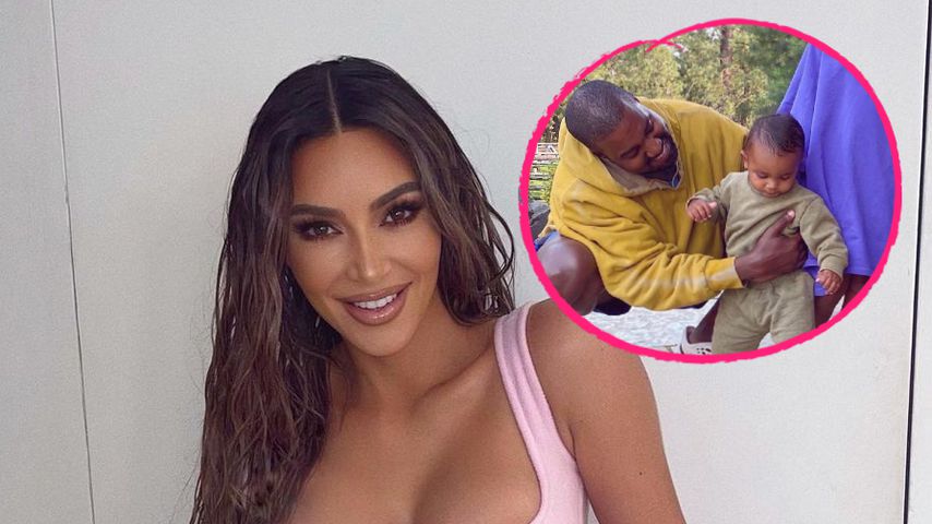 Süßer Vatertagspost: Kim Kardashian zollt Ex Kanye Tribut