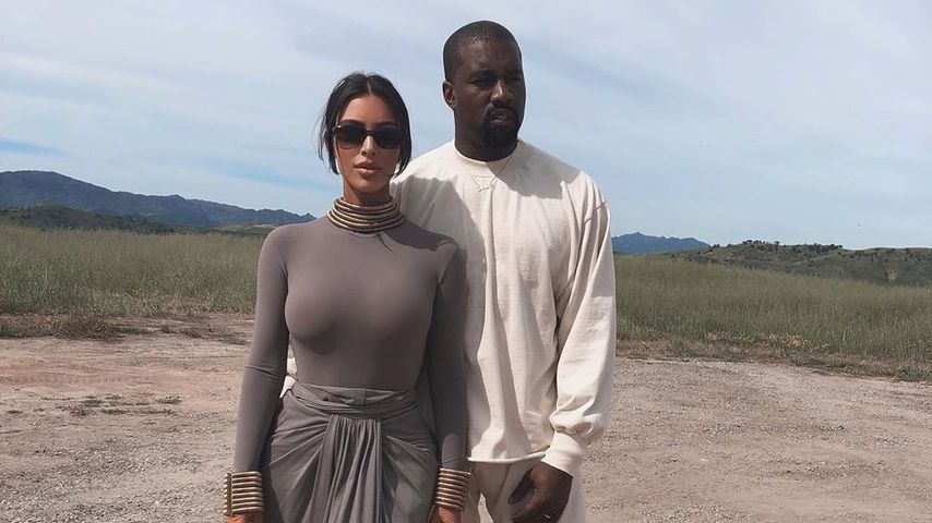 Kim K. und Kanye West reden im Urlaub nicht über Politik