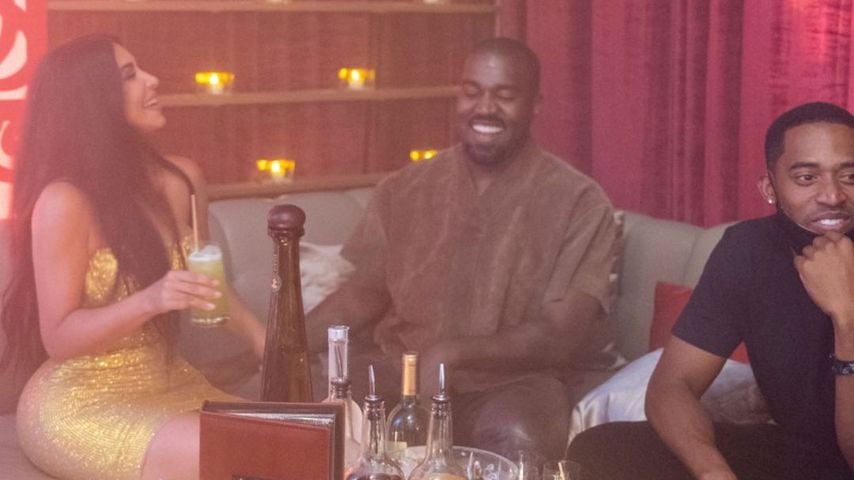 Alles wieder gut? Kim Kardashian und Kanye voll verturtelt