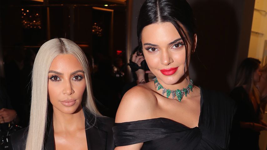 Kim Kardashian und ihre Halbschwester Kendall Jenner