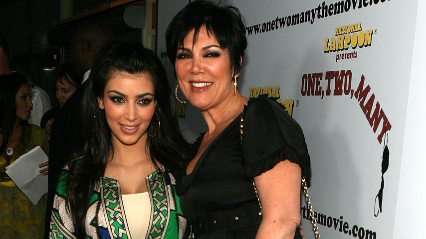 Kim Kardashian und Kris Jenner, April 2008