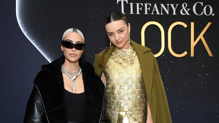 Kim Kardashian und Miranda Kerr auf dem Event von Tiffany & Co. im Oktober 2022