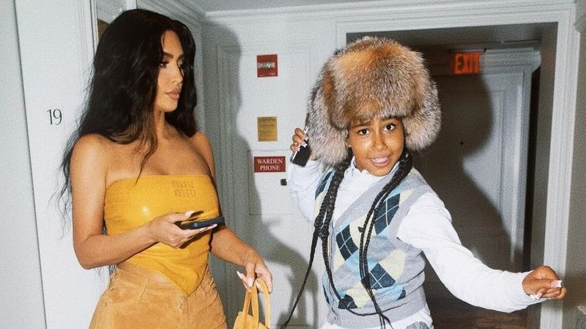 Kim Kardashian und North West im August 2024