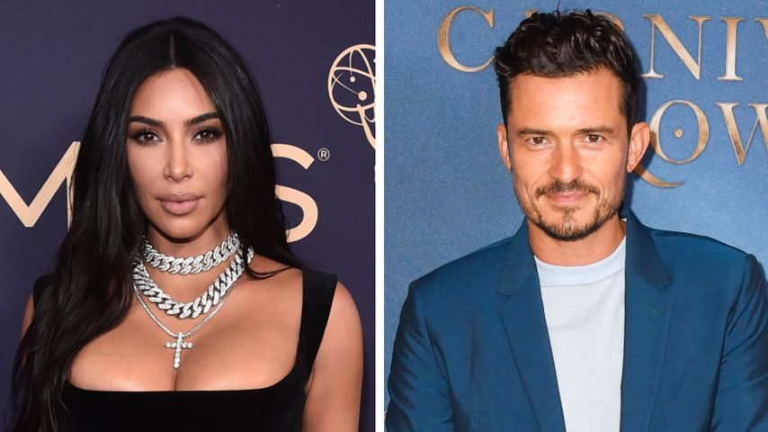 Auf Kendall Jenners Party: Kim K. vertraut mit Orlando Bloom