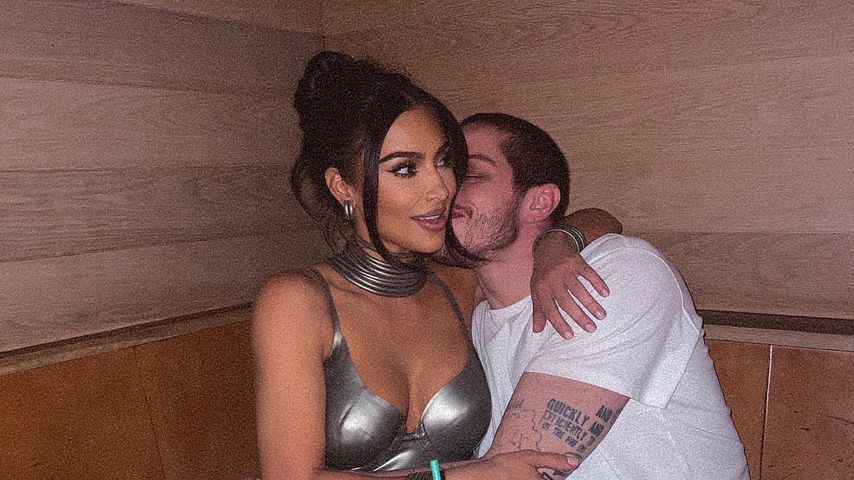 Kim Kardashian und Pete Davidson beim Essen