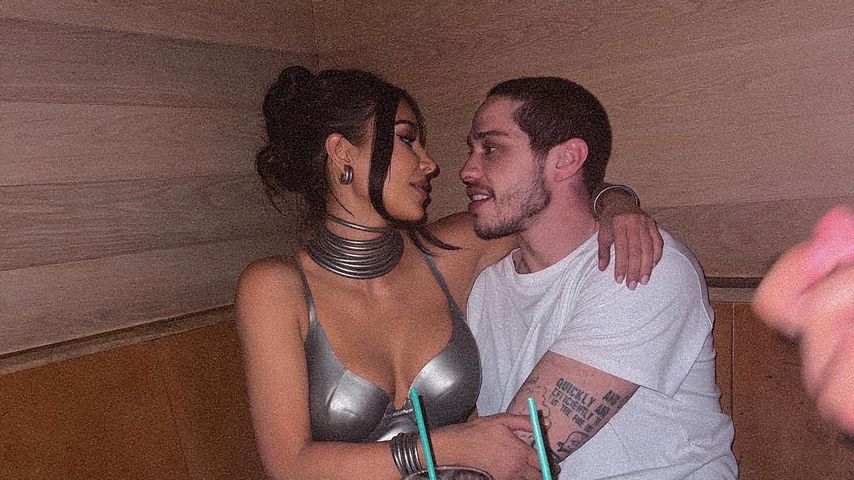 Kim Kardashian und Pete Davidson beim Essen