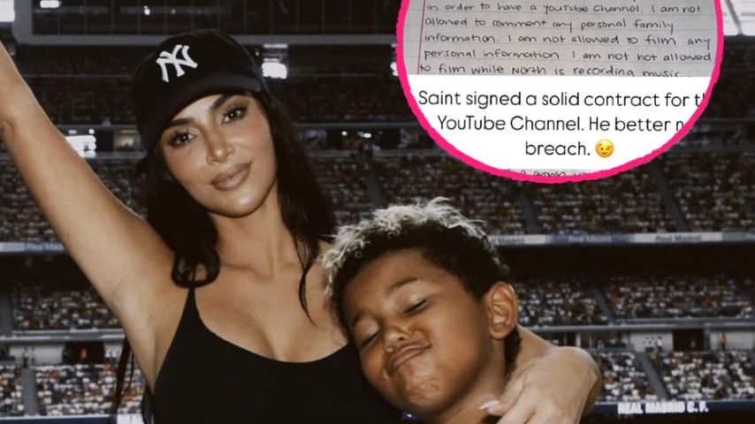 Mit Vertrag: Kim Kardashian erlaubt Sohn einen YouTube-Kanal