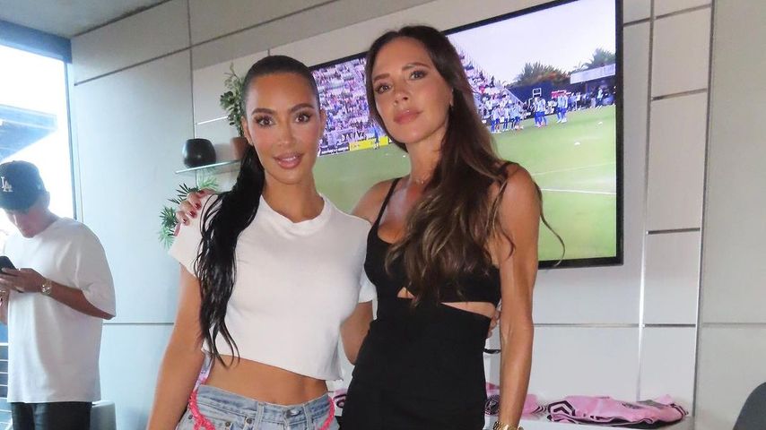 Kim Kardashian und Victoria Beckham