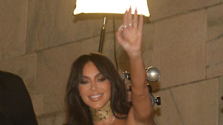 Kim Kardashian bei einer Dolce & Gabbana Ausstellung im Februar 2023