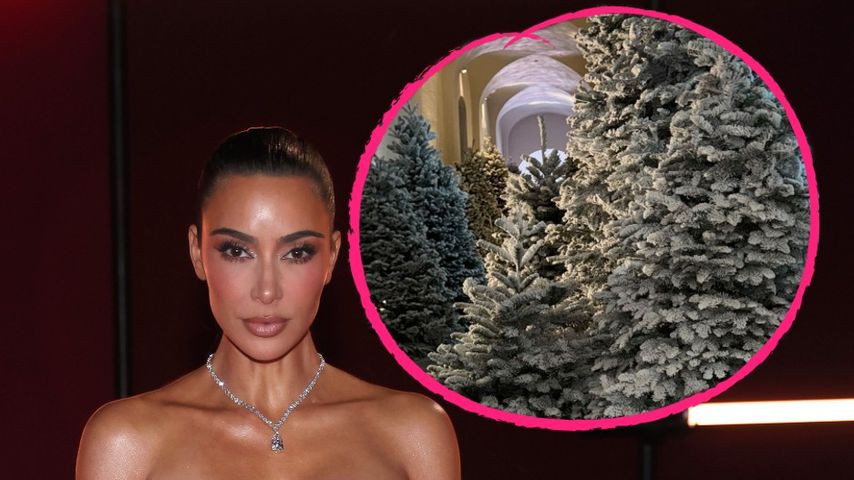 Übertrieben? Kim Kardashian hat Dutzende Tannenbäume im Haus