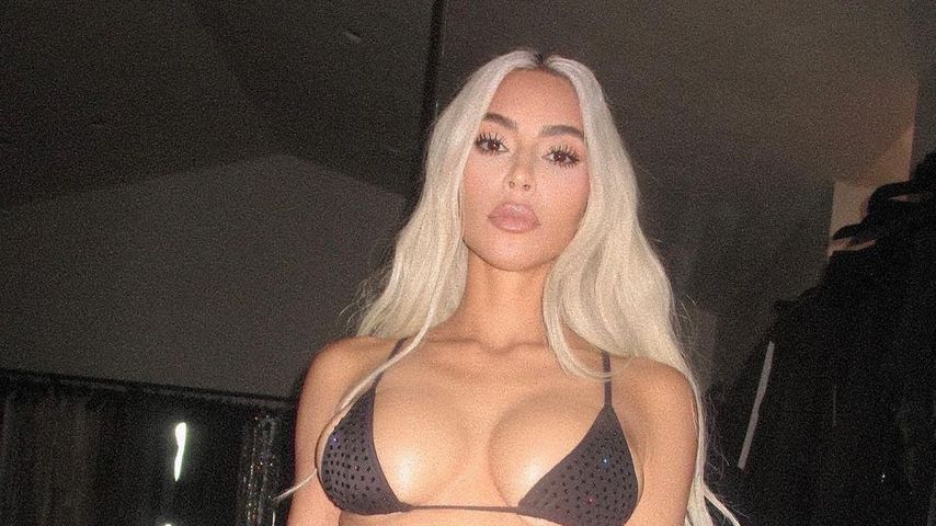Oh, là, là: Kim Kardashian zeigt sich in knapper Unterwäsche