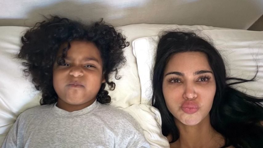 Kim Kardashian mit ihrem Sohn Psalm, Februar 2026