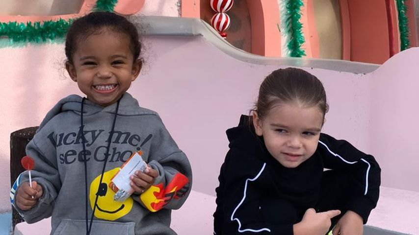 Kim Kardashians Sohn Saint West und Kourtney Kardashians Sohn Reign Disick