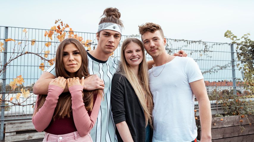 Kim, Nik, Toni und Connor von "Berlin - Tag & Nacht"