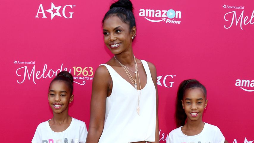 Kim Porter mit ihren Töchtern Jessie und D'Lila