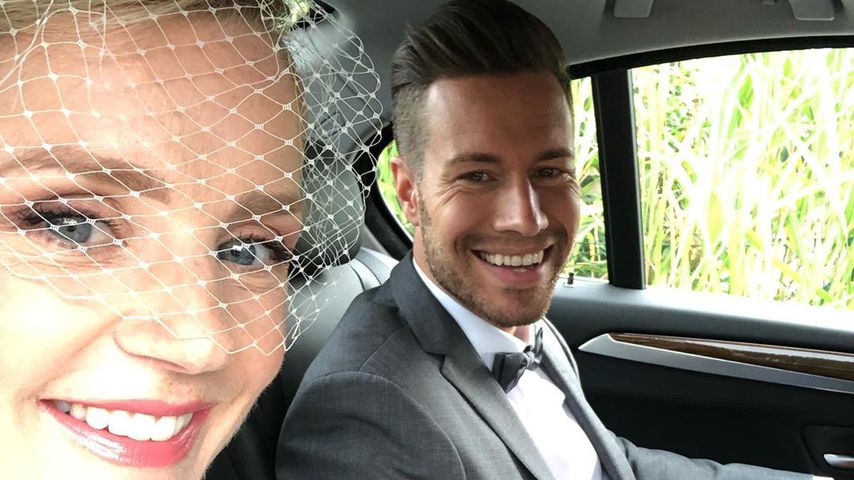 Kim-Sarah Brandts und Jan Riecken bei ihrer Hochzeit
