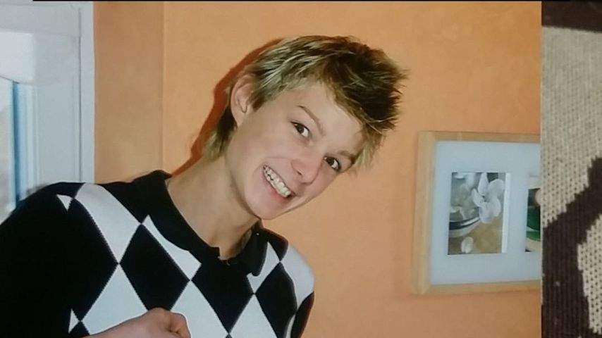 Kim Tränka als Teenager