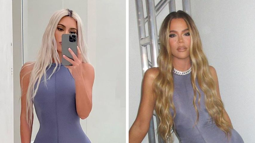 "B*tch": Kim und Khloé Kardashian posieren im gleichen Look!