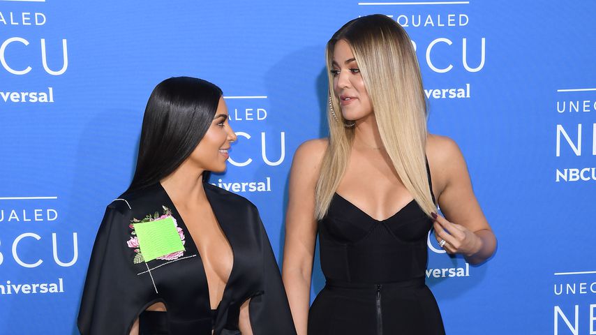 Kim und Khloe Kardashian 2017 in New York
