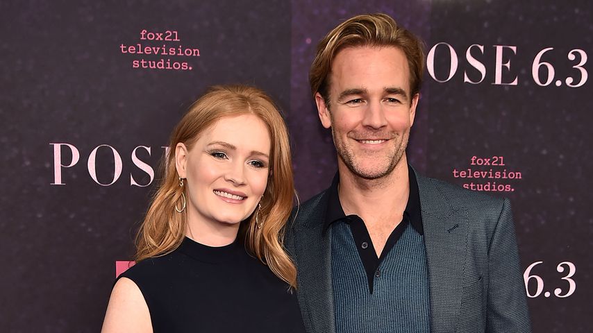 Kimberly und James Van Der Beek, im Mai 2018