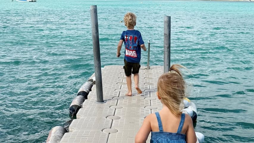 Leo und Chloe, Kinder von Chelsy Davy