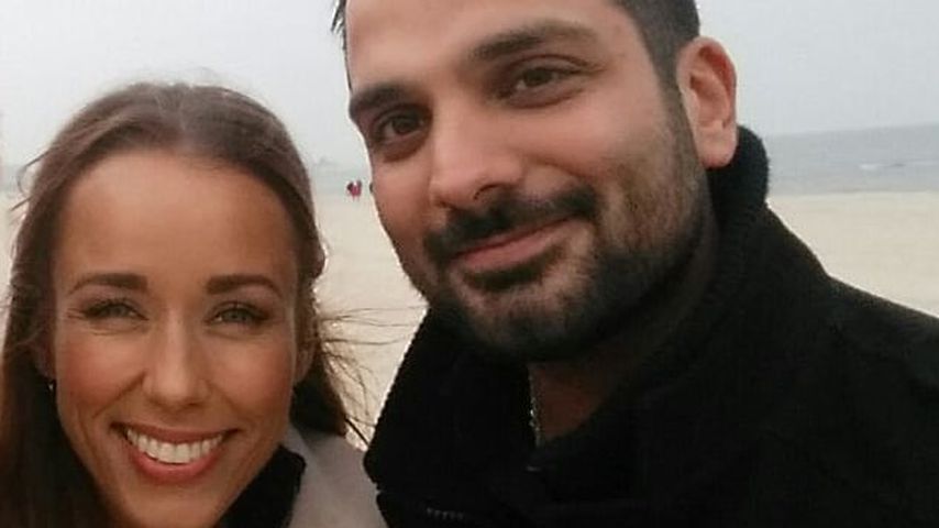 "King Bang Love"-Moderatorin Annemarie Carpendale und Kandidat Sahand