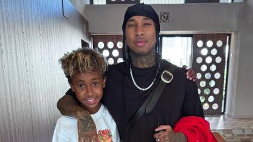 Seltenes Foto: So groß ist Tygas Sohn King Cairo (12) schon