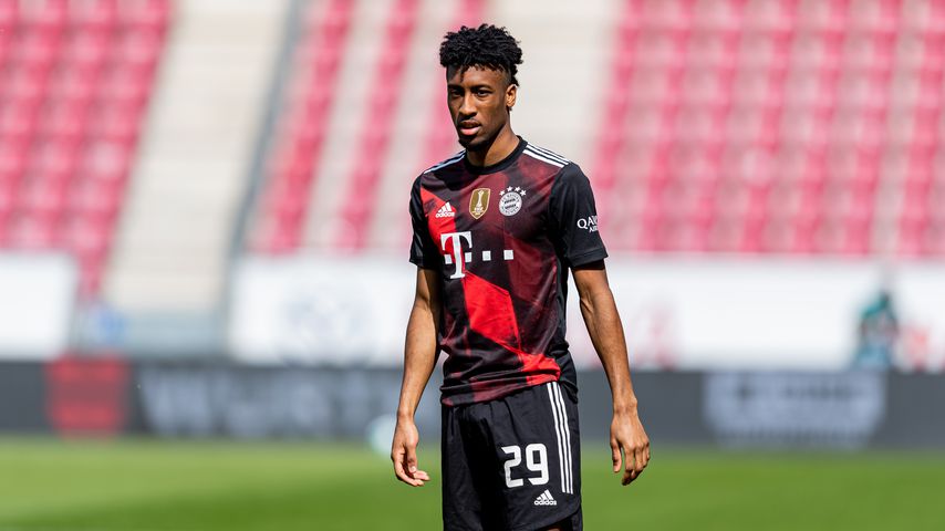 Kingsley Coman bei einem Spiel gegen den 1. FSV Mainz 05