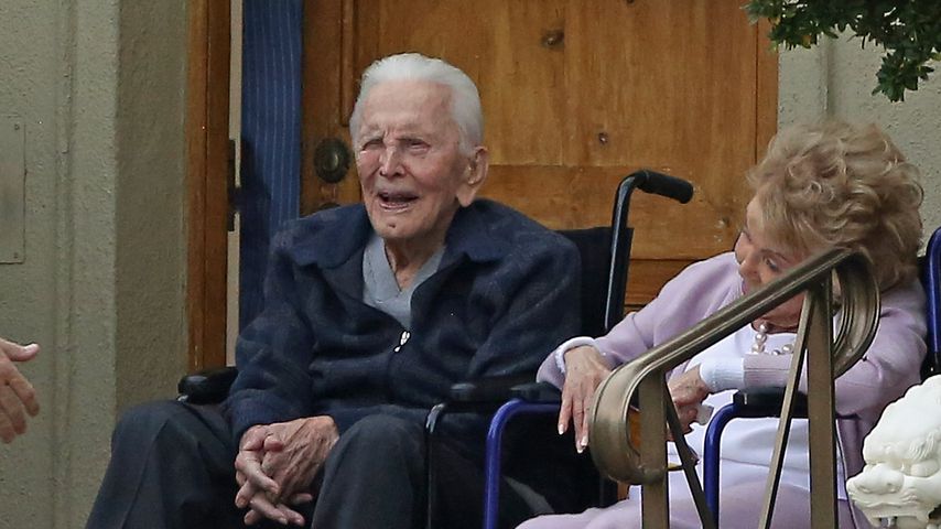 Kirk Douglas und Anne Buydens, 2018