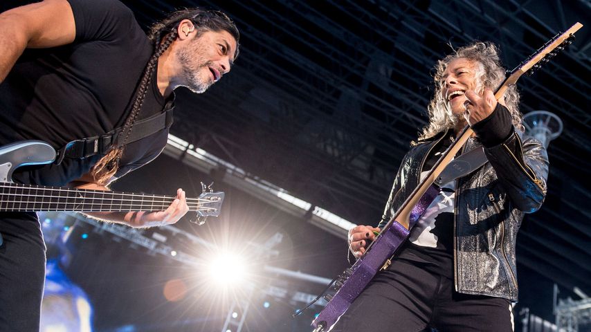Robert Trujillo und Kirk Hammett von Metallica