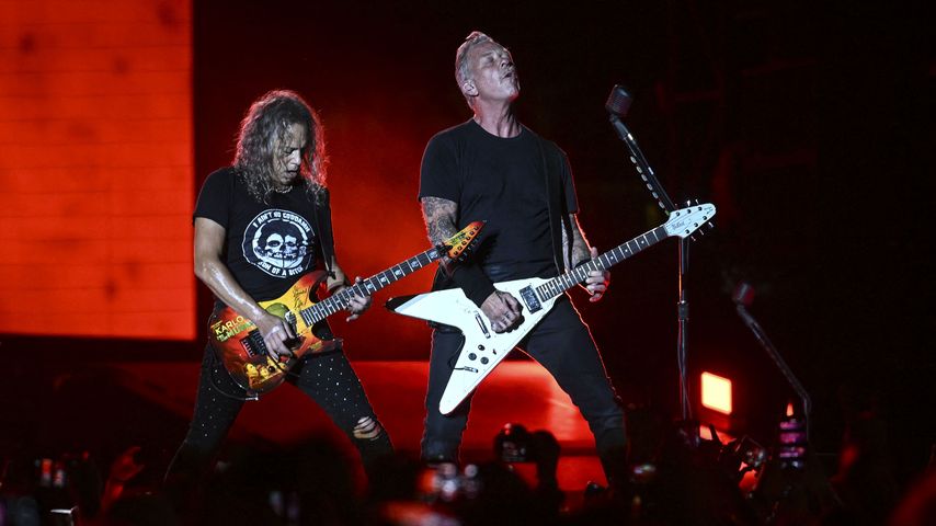 Kirk Hammett und James Hetfield, Gitarristen von Metallica