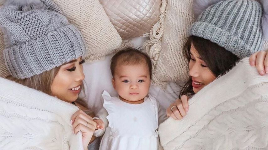 Kisu und ihre Schwester Mai Anh zusammen mit Milena