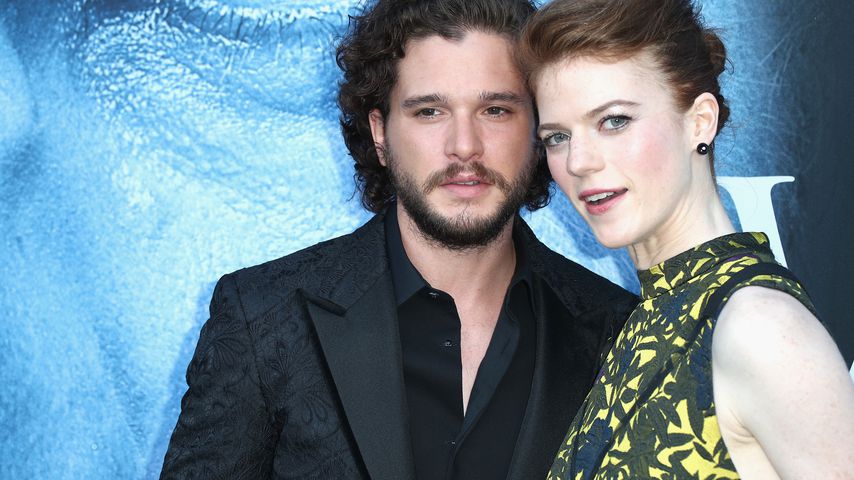 Kit Harington und Rose Leslie bei der "Game of Thrones"-Premiere in L.A. im Juli 2017