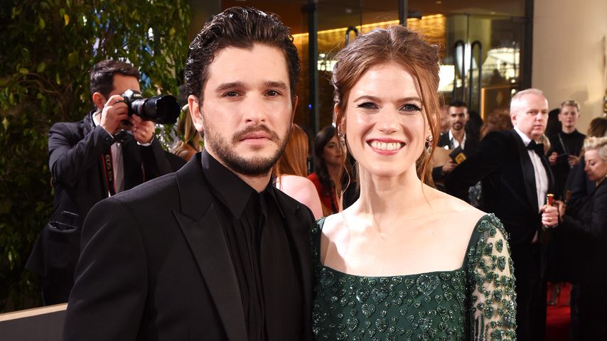 Kit Harington mit seiner Ehefrau Rose Leslie