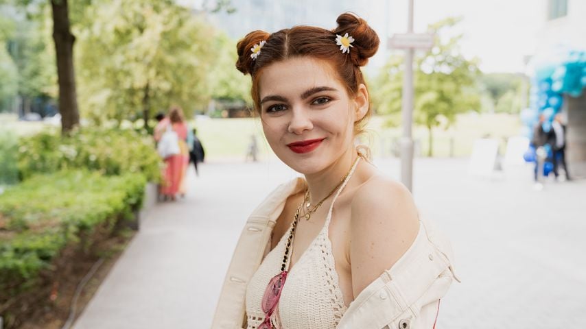 Klaudia Giez im Juli 2019 bei der Berliner Fashion Week