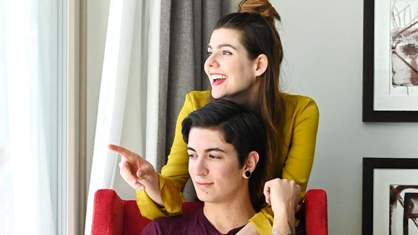 Klaudia Giez mit ihrem Verlobten Felipe