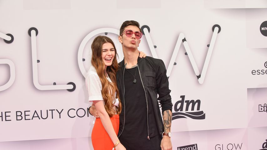 Klaudia Giez und Felipe Simon auf der Glow by dm 2019