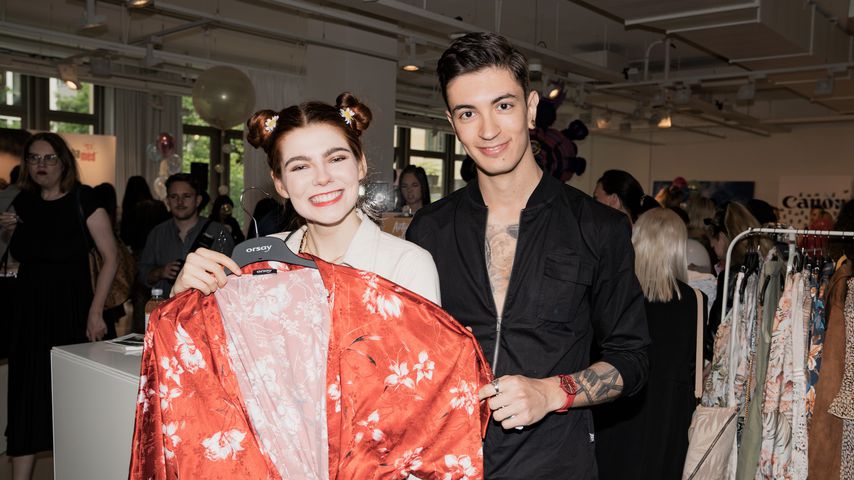 Klaudia Giez und Felipe Simon bei der Berlin Fashion Week 2019