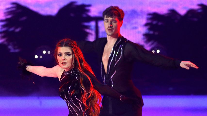 Klaudia Giez und Sévan Lerche bei "Dancing on Ice"