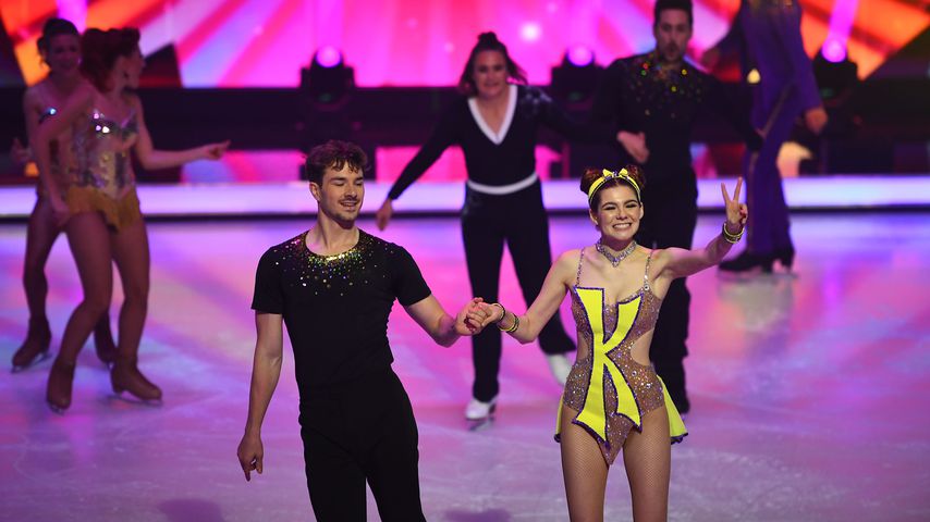 Klaudia Giez und ihr "Dancing on Ice"-Partner Sévan