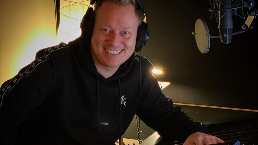 Knossi im Tonstudio
