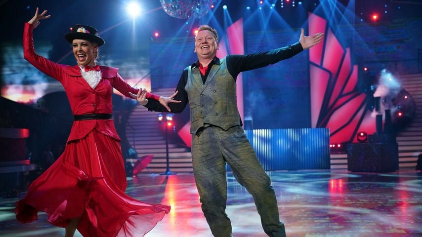 Knossi mit "Let's Dance"-Tanzpartnerin Isabel Evardsson