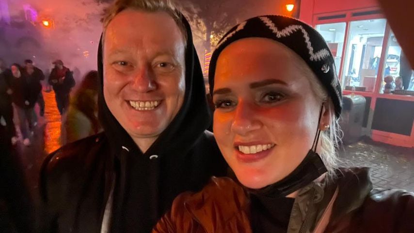 Knossi und Sarah Knappik an Halloween 2021