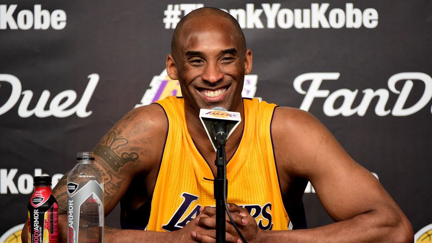 Kobe Bryant bei einer Prtessekonferenz in Los Angeles im April 2013