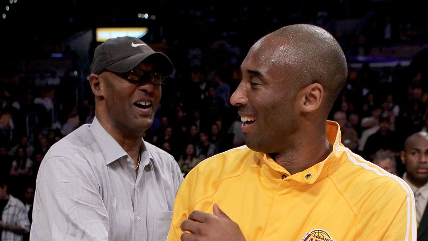 Kobe Bryant mit seinem Vater Joe, April 2010
