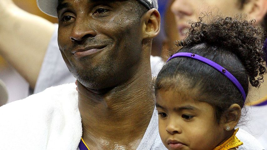 Kobe Bryant mit seiner Tochter Gianna, Juni 2009