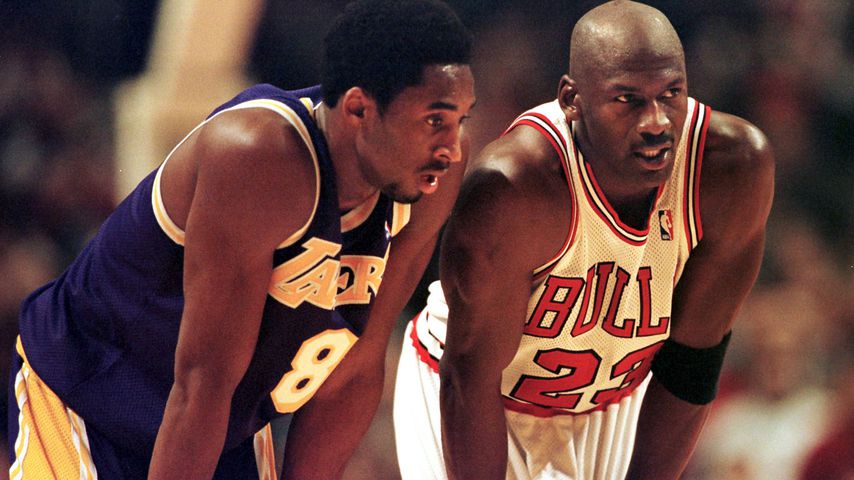 Kobe Bryant und Michael Jordan